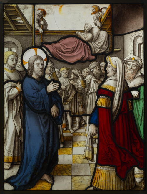 Healing of the Paralytic at Capernaum - Stained Glass